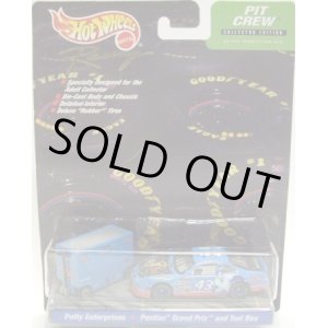 画像: 2000 HOT WHEELS RACING PIT CREW 【#43 TEAM PETTY ENTERPRISES/PONTIAC GRAND PRIX and TOOL BOX】　LT.BLUE/RR