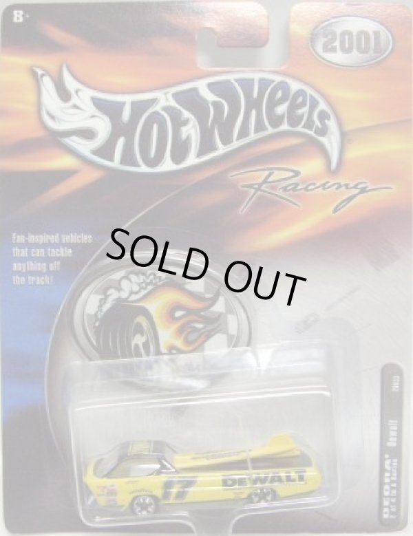 画像1: 2001 HOT WHEELS RACING DEORA SERIES 【#17 DE WALT】 YELLOW/BW