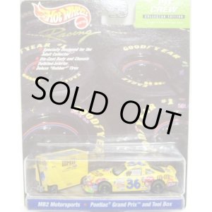 画像: 2000 HOT WHEELS RACING PIT CREW 【#36 TEAM M&M'S MB2 MOTORSPORTS/PONTIAC GRAND PRIX and TOOL BOX】　YELLOW/RR