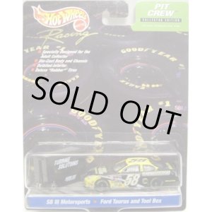 画像: 2000 HOT WHEELS RACING PIT CREW 【#58 TEAM SB III MOTORSPORTS/FORD TAURUS and TOOL BOX】　BLACK-YELLOW/RR