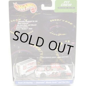 画像: 2000 HOT WHEELS RACING PIT CREW 【#66 TEAM PHILLIPS 34 RACING/CHEVROLET MONTE CARLO and TOOL BOX】　WHITE/RR