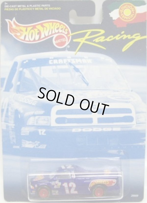 画像1: 2001 HOT WHEELS RACING 【#12 TEAM HOT WHEELS DODGE RAM 1500】 BLUE/RR (MEXICO ONLY)