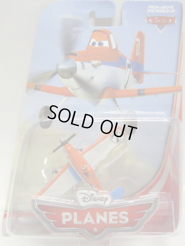 画像1: DISNEY PLANES  【RACING DUSTY CROPHOPPER】 WHITE-ORANGE