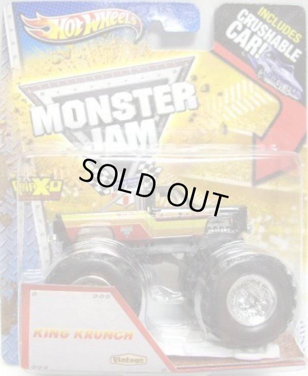 画像1: 2013 MONSTER JAM included CRUCHABLE CAR! 【KING KRUNCH】 BLACK (VINTAGE)