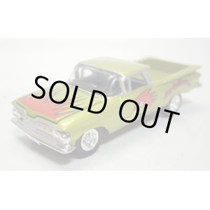 画像: LOOSE - 2000 100% COLLECTIBLES - CLAY SMITH CAMS 【1959 EL CAMINO】 MET.LT.YELLOW/RR