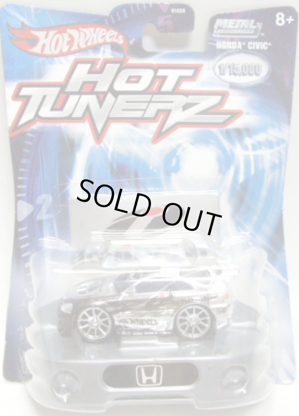 画像1: 2003 HOT TUNERZ 【HONDA CIVIC】　CHROME (CHASE) (1/64より大きいです）