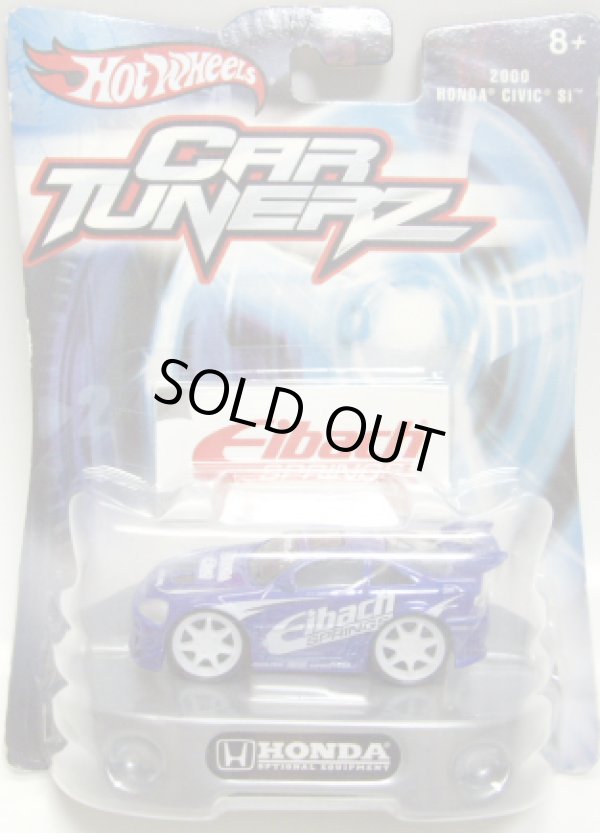 画像1: 2003 CAR TUNERZ 【2000 HONDA CIVIC SI】　BLUE (1/64より大きいです）