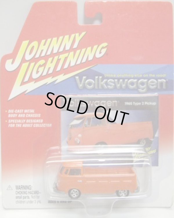 画像1: 2002 JOHNNY LIGHTNING - VOLKSWAGEN 【1965 TYPE2 PICKUP】　ORANGE