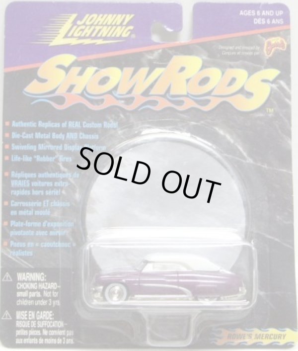 画像1: 1999 JOHNNY LIGHTNING -SHOW RODS 【ROWE'S  MERCURY】　PURPLE/RR