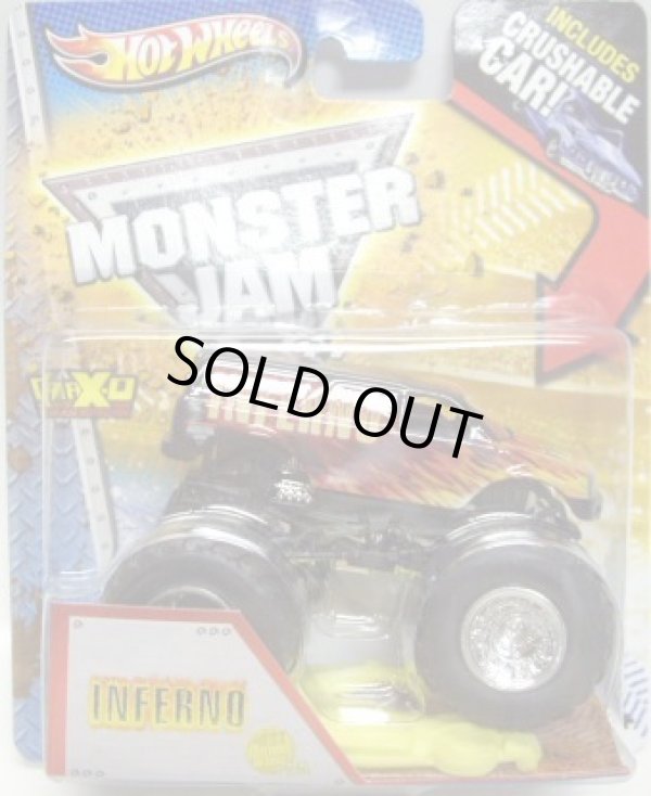 画像1: 2013 MONSTER JAM included CRUCHABLE CAR! 【INFERNO】 BLACK (1ST EDITIONS)