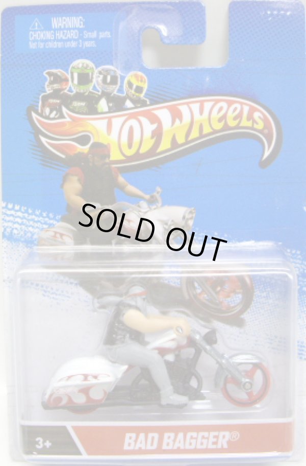 画像1: 2013 MOTOR CYCLES 【BAD BAGGER】 WHITE　(2013 CARD)