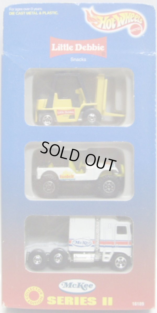 画像1: 1997 LITTLE DEBBIE EXCLUSIVE 3PACK【SERIES 2】 Forklift / Off Road Racer / Thunder Roller