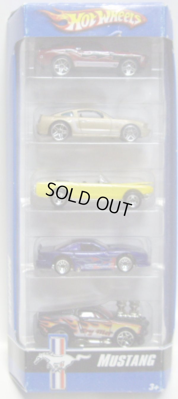 画像1: 2007 5PACK 【MUSTANG】　Mustang Mach I / 2005 Ford Mustang GT / '65 Mustang Convertible / Mustang Cobra / 1968 Mustang ('Tooned) 