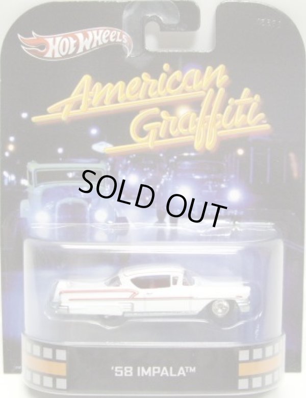 画像1: 2013 RETRO ENTERTAINMENT 【'58 IMPALA】 WHITE/RR (AMERICAN GRAFFITI) 