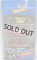 画像: 2013 HOT WHEELS 3 【ULTRA RAGE(EX)/'69 CAMARO/'68 COPO CAMARO(EX)】　