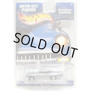 画像: 2002 WALMART EXCLUSIVE MOTOR CITY CLASSICS 【'70 PLYMOUTH ROADRUNNER】 GRAY-BLACK/RR