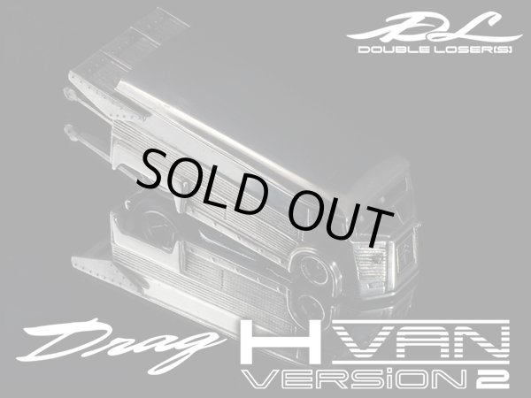 画像1: PRE-ORDER HELLS DEPT 2013 【DOUBLE LOSER[S]  DRAG H-VAN Ver. 2 (カスタムパーツ）】 WHITE METAL MADE （送料サービス適用外） (近日入荷予定）