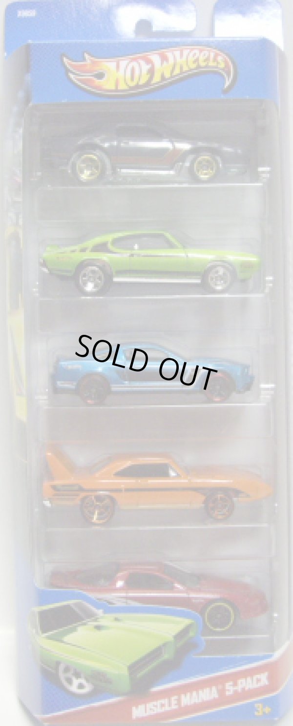 画像1: 2013 5PACK 【MUSCLE MANIA】　Blown Camaro / '69 Pontiac GTO / 2010 Ford Mustang GT / '70 Plymouth Superbird / IROC Firebird 