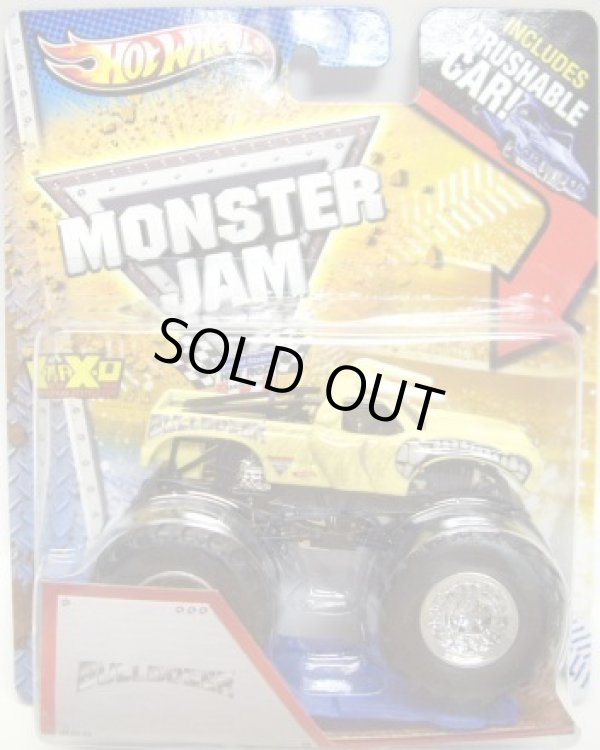 画像1: 2013 MONSTER JAM included CRUCHABLE CAR! 【BULLDOZER】 LT.YELLOW