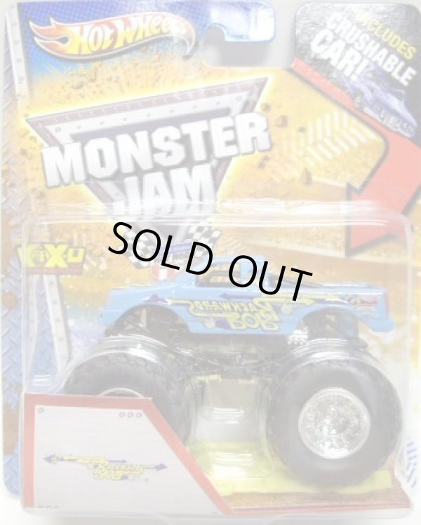 画像1: 2013 MONSTER JAM included CRUCHABLE CAR! 【BACKWARD BOB】 LT.BLUE