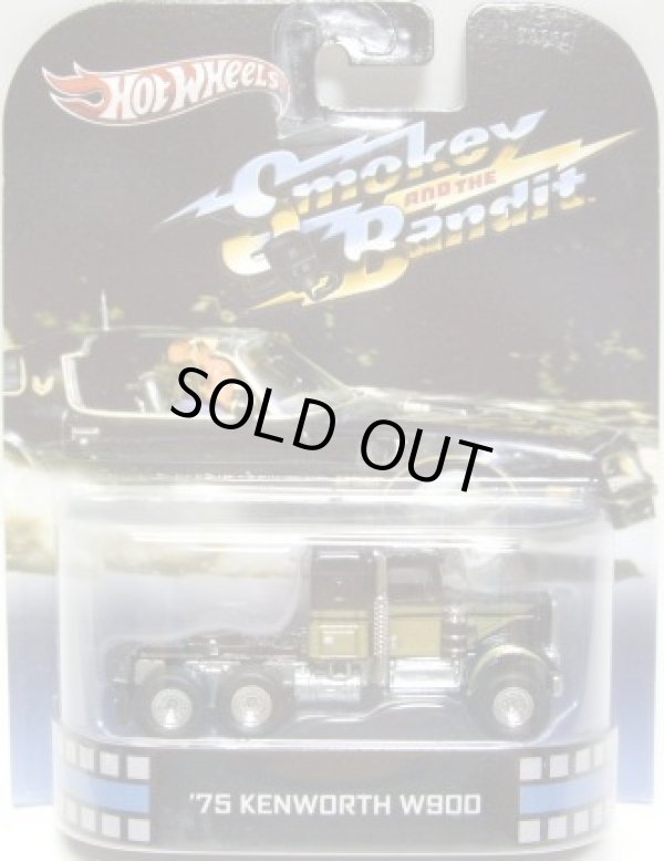 画像1: 2013 RETRO ENTERTAINMENT 【'75 KENWORTH W900】 BLACK/RR (SMOKEY AND THE BANDIT) (NEW CAST) 