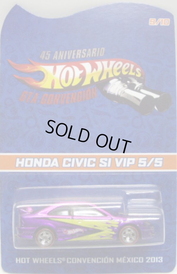 画像1: 2013 MEXICO CONVENTION 【HONDA CIVIC SI 】  PINK-PURPLE/RR (10個限定 VIP EDITION）CODE-3です。