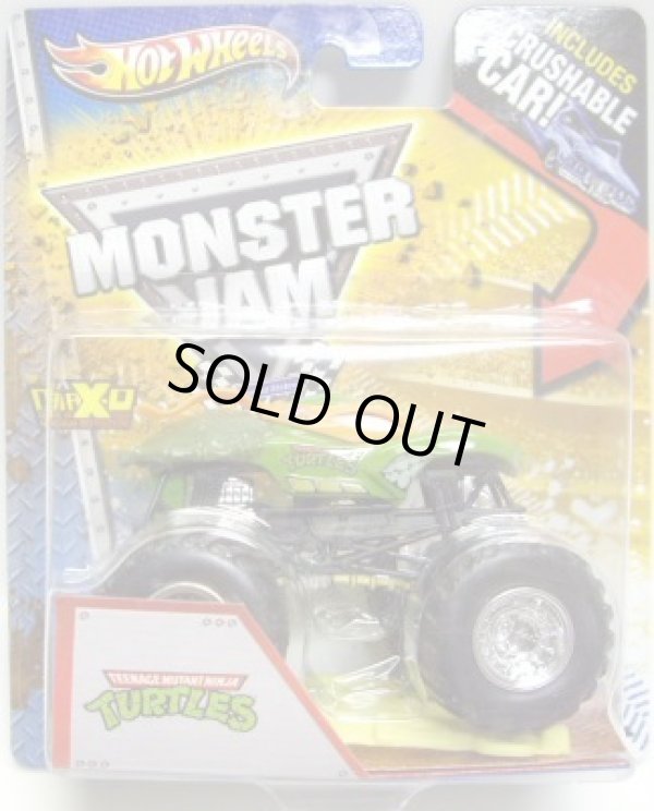 画像1: 2013 MONSTER JAM included CRUCHABLE CAR! 【TEENAGE MUTANT NINJA TURTLES】 GREEN