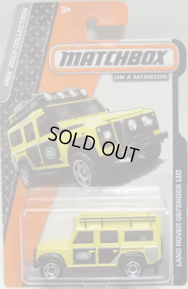 画像1: 2013 【LAND ROVER DEFENDER 110】 YELLOW (2014 CARD)