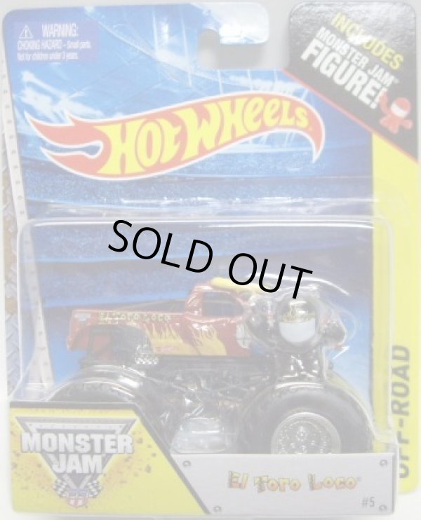 画像1: 2014 MONSTER JAM included MONSTER JAM FIGURE! 【EL TOLO LOCO 】 DK.RED