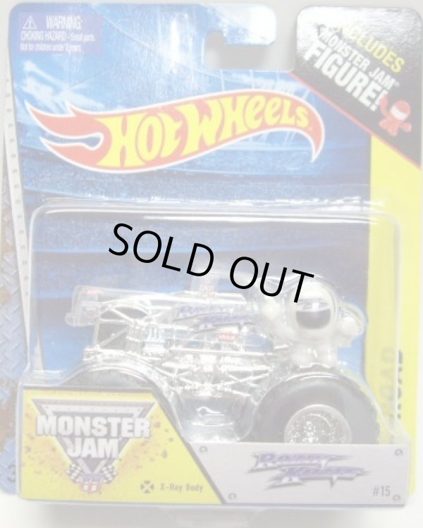 画像1: 2014 MONSTER JAM included MONSTER JAM FIGURE! 【RAZIN KANE】 CLEAR (X-RAY BODY)