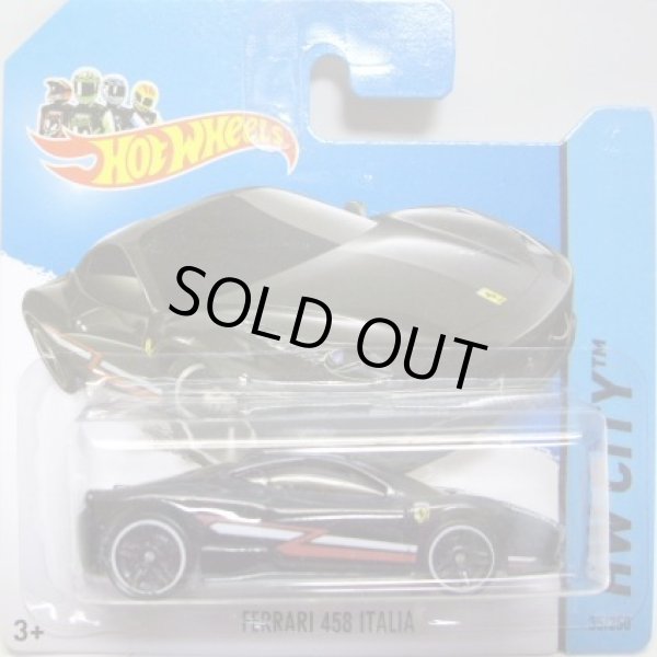 画像1: 【FERRARI 458 ITALIA】　BLACK/PR5 (インターナショナル・ショートカード) 