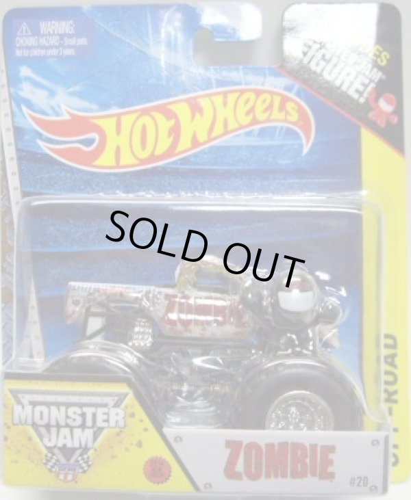 画像1: 2014 MONSTER JAM included MONSTER JAM FIGURE! 【ZOMBIE】 WHITE (2014 NEW TRUCK!)