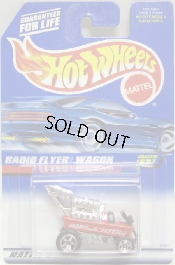 画像1: 【RADIO FLYER WAGON】 RED/5SP (98 BLUE CAR CARD)