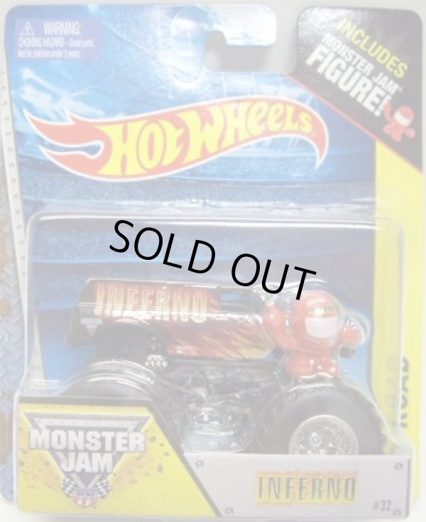 画像1: 2014 MONSTER JAM included MONSTER JAM FIGURE! 【INFERNO】 BLACK