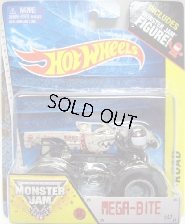 画像1: 2014 MONSTER JAM included MONSTER JAM FIGURE! 【MEGA-BITE】 BEIGE (2014 NEW TRUCK!)