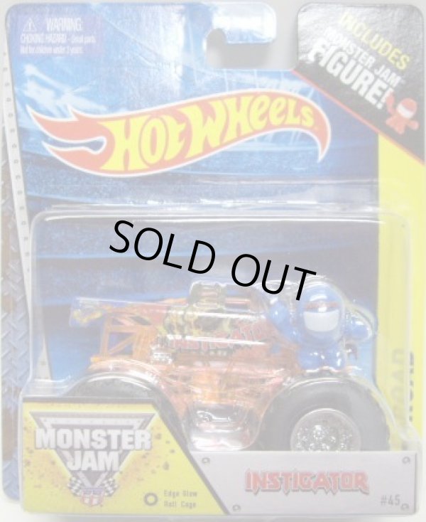 画像1: 2014 MONSTER JAM included MONSTER JAM FIGURE! 【INSTIGATOR】 BLUE (EDGE GLOW/ROLL CAGE)