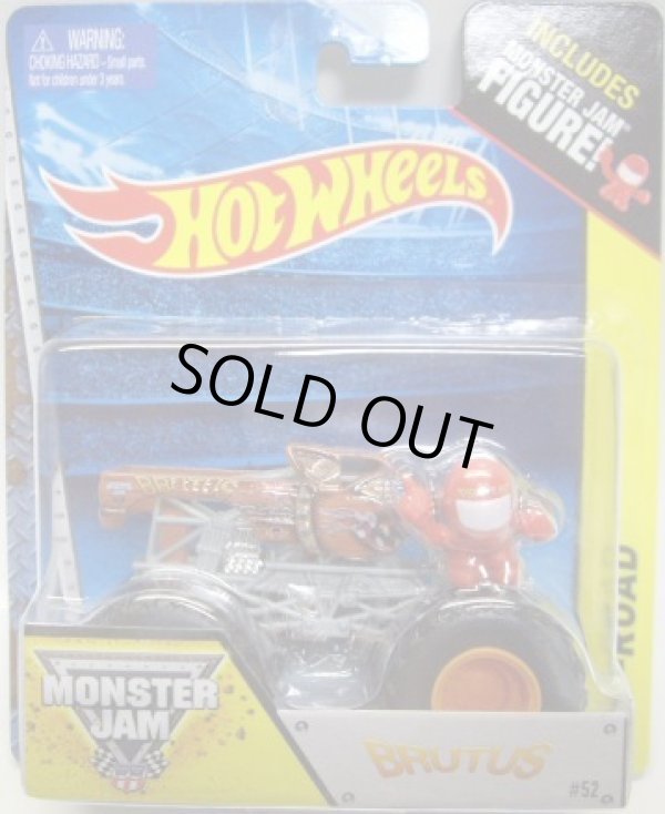 画像1: 2014 MONSTER JAM included MONSTER JAM FIGURE! 【BRUTUS】 LT.BROWN