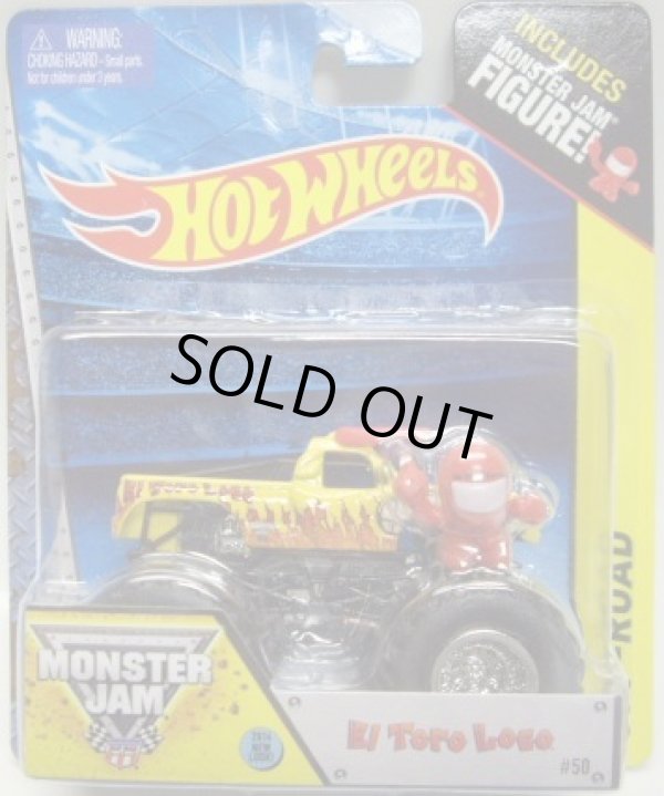 画像1: 2014 MONSTER JAM included MONSTER JAM FIGURE! 【EL TORO LOCO】 YELLOW (2014 NEW LOOK!)