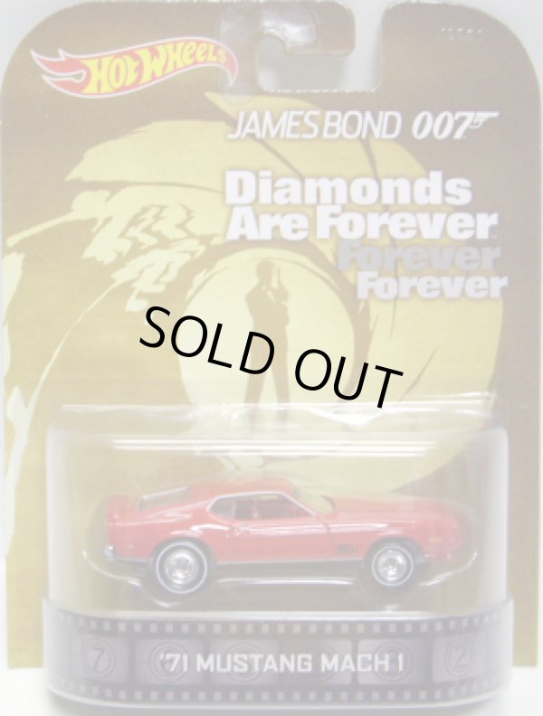 画像1: 2014 RETRO ENTERTAINMENT 【'71 MUSTANG MACH 1】 RED/RR (JAMES BOND 007)