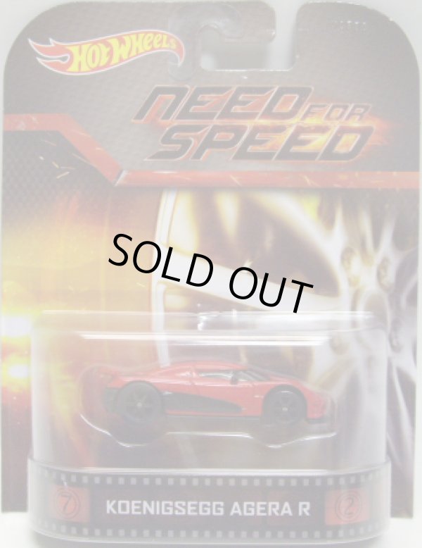 画像1: 2014 RETRO ENTERTAINMENT 【KOENIGSEGG AGERA R】 RED/RR (NEED FOR SPEED)