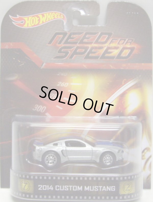 画像1: 2014 RETRO ENTERTAINMENT 【2014 CUSTOM MUSTANG】 SILVER/RR (NEED FOR SPEED)