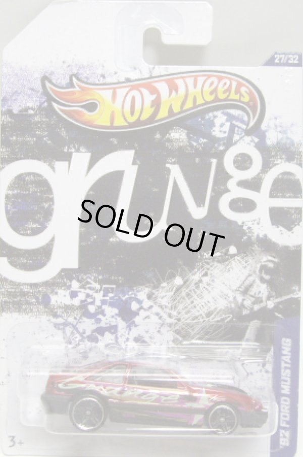 画像1: 2013 WALMART EXCLUSIVE "JUKE BOX" 【'92 MUSTANG】 RED/PR5