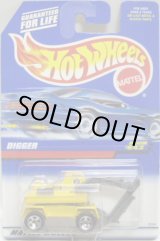 画像: 【DIGGER (DIRT ROVER)】 YELLOW/5SP (98 BLUE CAR CARD)(CORGI CAST)