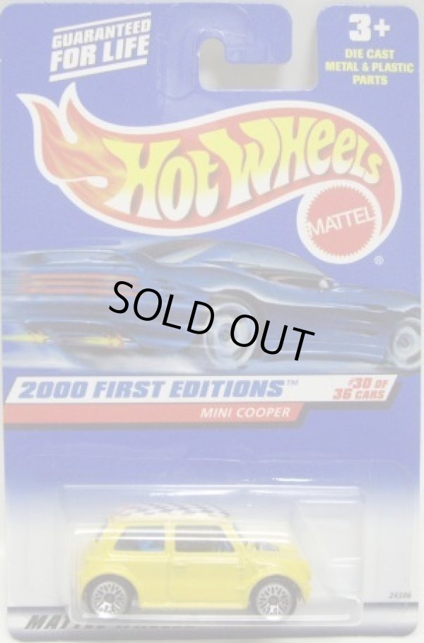 画像1: 【MINI COOPER】　YELLOW/LACE (00 CARD）