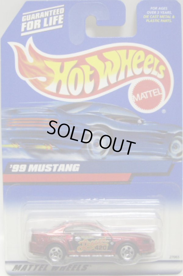 画像1: 【'99 MUSTANG】　RED/5SP