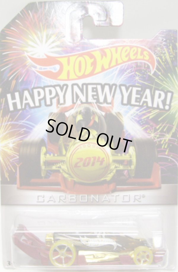 画像1: 2014 WALMART EXCLUSIVE HAPPY NEW YEAR 【CARBONATOR】　BLACK-FLAT RED/O5 (CHASE) (売り切れ後の予約不可）