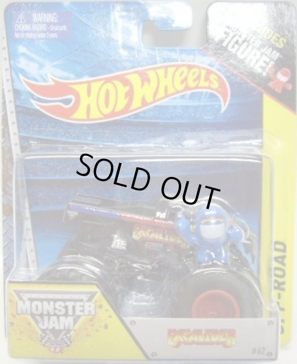 画像1: 2014 MONSTER JAM included MONSTER JAM FIGURE! 【EXCALIBER】 BLACK