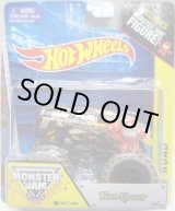 画像: 2014 MONSTER JAM included MONSTER JAM FIGURE! 【BAD HABIR】 ORANGE-BLACK (MUD TREADS)