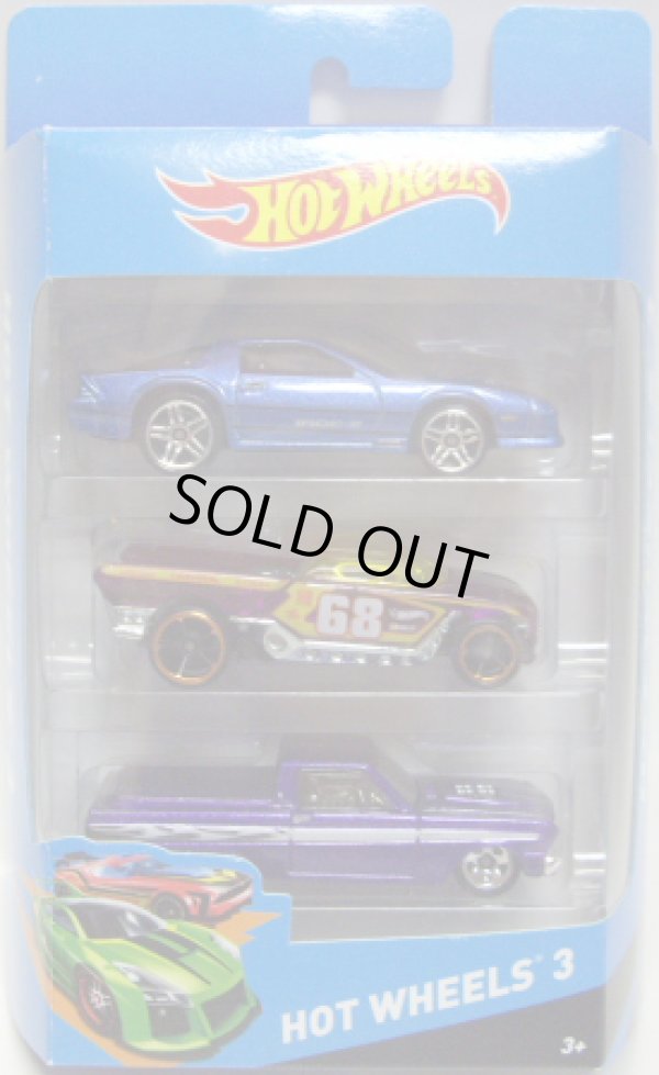 画像1: 2014 HOT WHEELS 3 【1985 CHEVROLET CAMARO IROC-Z(EX)/???(?)/'65 FORD RANCHERO(EX)】　