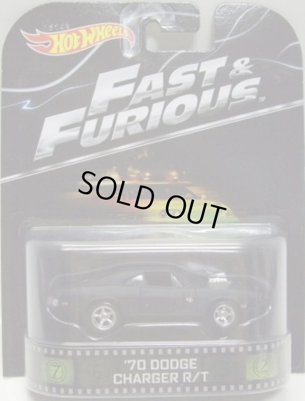 画像1: 2014 RETRO ENTERTAINMENT 【'70 DODGE CHARGER】 FLAT BLACK/RR (FAST & FURIOUS)